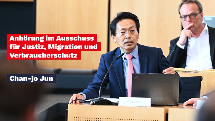 Anhörung Chan-Jo Jun
