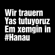 Anteilnahme nach Terroranschlag in Hanau